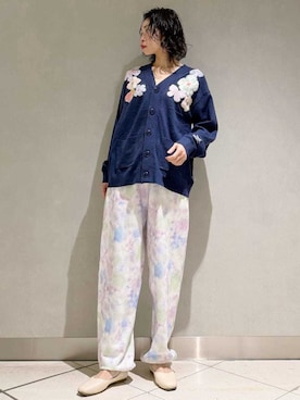 「アイテム（ルームウェア/パジャマ）」を使った、gelato piqueさん（レディース・168cm）の冬コーディネート