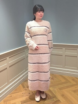「アイテム（ルームウェア/パジャマ、ベージュ系）」を使った、gelato piqueさん（レディース・151cm）の秋コーディネート