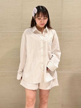 「アイテム（ルームウェア）」を使った、gelato piqueさん（レディース・158cm）の夏コーディネート