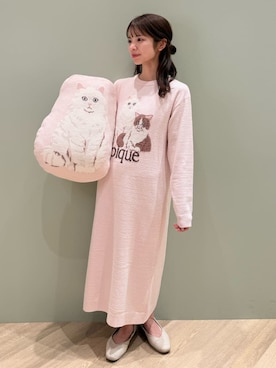 「アイテム（寝具）」を使った、gelato piqueさん（レディース・156cm）の冬コーディネート