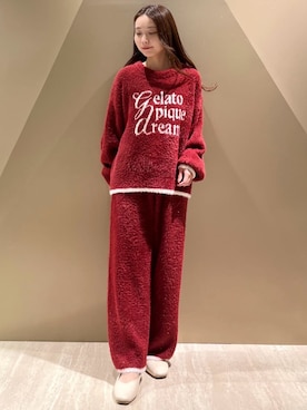 「アイテム（ルームウェア/パジャマ）」を使った、gelato piqueさん（レディース・150cm）の秋コーディネート