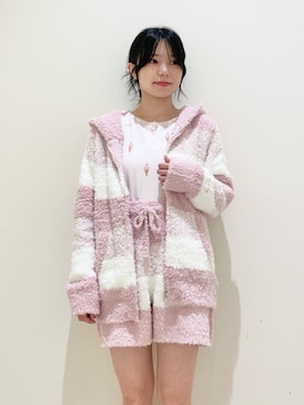 「アイテム（ルームウェア）」を使った、gelato piqueさん（レディース・155cm）の秋コーディネート