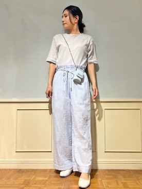 「アイテム（ルームウェア）」を使った、gelato piqueさん（レディース・158cm）の夏コーディネート