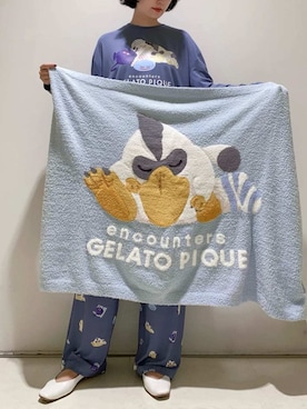 「アイテム（ルームウェア）」を使った、gelato piqueさん（レディース・155cm）の秋コーディネート