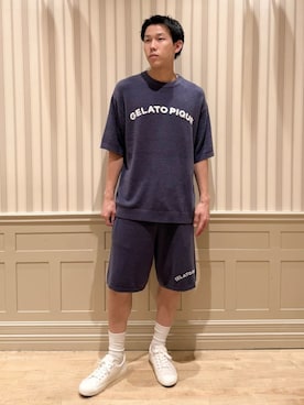 「プルオーバー」｜gelato piqueさん（メンズ・175cm）の夏コーディネート