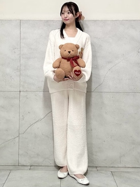 「アイテム（ルームウェア/パジャマ）」を使った、gelato piqueさん（レディース・166cm）の秋コーディネート