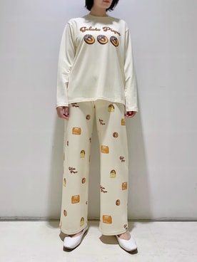 「アイテム（ルームウェア/パジャマ）」を使った、gelato piqueさん（レディース・155cm）の冬コーディネート