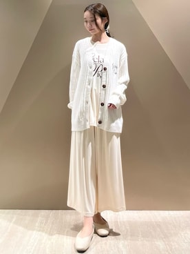 「アイテム（ルームウェア）」を使った、gelato piqueさん（レディース・150cm）の春コーディネート