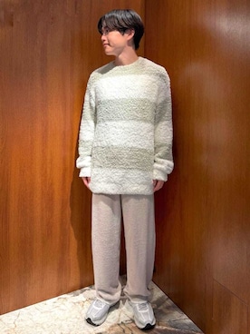 「アイテム（ルームウェア/パジャマ）」を使った、gelato piqueさん（メンズ・163cm）の秋コーディネート