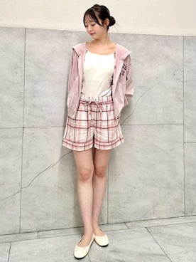 「アイテム（ルームウェア/パジャマ）」を使った、gelato piqueさん（レディース・166cm）の秋コーディネート