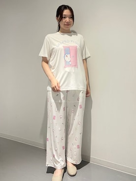 「アイテム（ルームウェア）」を使った、gelato piqueさん（レディース・162cm）の夏コーディネート