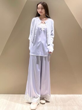 「アイテム（ルームウェア/パジャマ、パープル系）」を使った、gelato piqueさん（レディース・150cm）の夏コーディネート