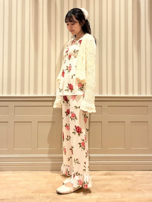 ヴィンテージローズ柄プルオーバー（ルームウェア/パジャマ）｜gelato