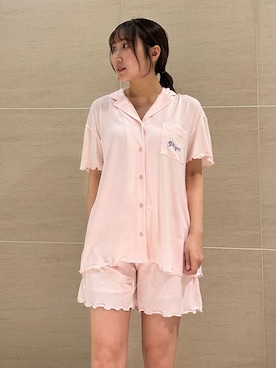 「アイテム（ルームウェア）」を使った、gelato piqueさん（レディース・158cm）の夏コーディネート