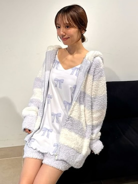 「アイテム（ルームウェア）」を使った、gelato piqueさん（レディース・156cm）の秋コーディネート