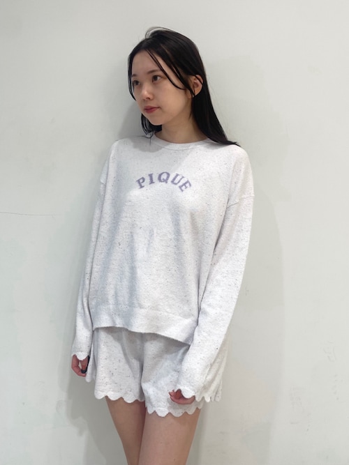 新品 ジェラートピケ スムーズィー ネッププルオーバー＆ショートパンツ セット gelato pique｜スムーズィーネッププルオーバー&ショートパンツ