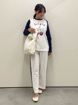 「アイテム（ルームウェア/パジャマ）」を使った、gelato piqueさん（レディース・159cm）の夏コーディネート