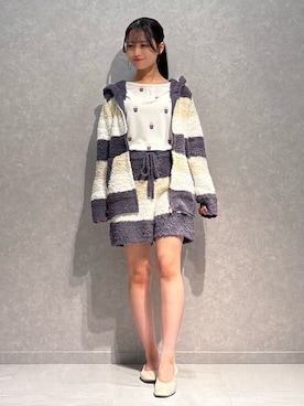 「アイテム（ルームウェア）」を使った、gelato piqueさん（レディース・160cm）の冬コーディネート