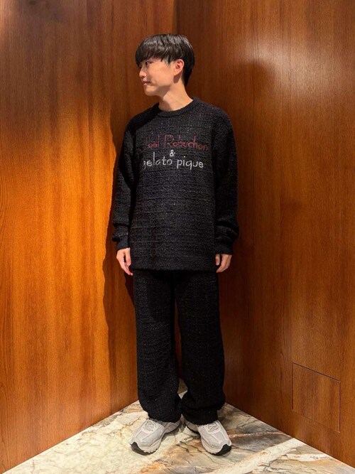 セール】【JOEL ROBUCHON】【HOMME】ツイードモコロングパンツ（ルーム