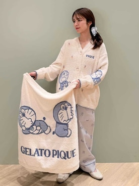 「アイテム（ブランケット）」を使った、gelato piqueさん（レディース・156cm）の冬コーディネート