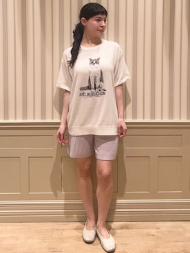 「アイテム（ルームウェア）」を使った、gelato piqueさん（レディース・160cm）の春コーディネート