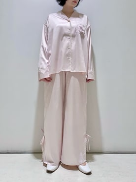 「アイテム（ルームウェア）」を使った、gelato piqueさん（レディース・155cm）の秋コーディネート