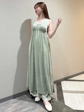 「アイテム（ルームウェア/パジャマ）」を使った、gelato piqueさん（レディース・158cm）の秋コーディネート