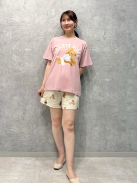 「アイテム（ルームウェア）」を使った、gelato piqueさん（レディース・165cm）の夏コーディネート