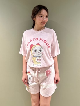 「アイテム（ルームウェア）」を使った、gelato piqueさん（レディース・157cm）の夏コーディネート