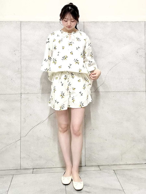 フルーツ小花柄ショートパンツ（ルームウェア/パジャマ）｜gelato