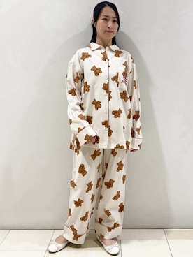 「アイテム（ルームウェア/パジャマ）」を使った、gelato piqueさん（レディース・150cm）の秋コーディネート