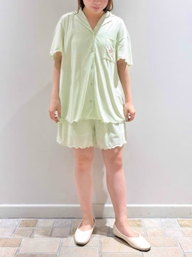 「アイテム（ルームウェア）」を使った、gelato piqueさん（レディース・149cm）の夏コーディネート