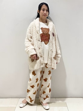 「アイテム（ルームウェア）」を使った、gelato piqueさん（レディース・150cm）の秋コーディネート