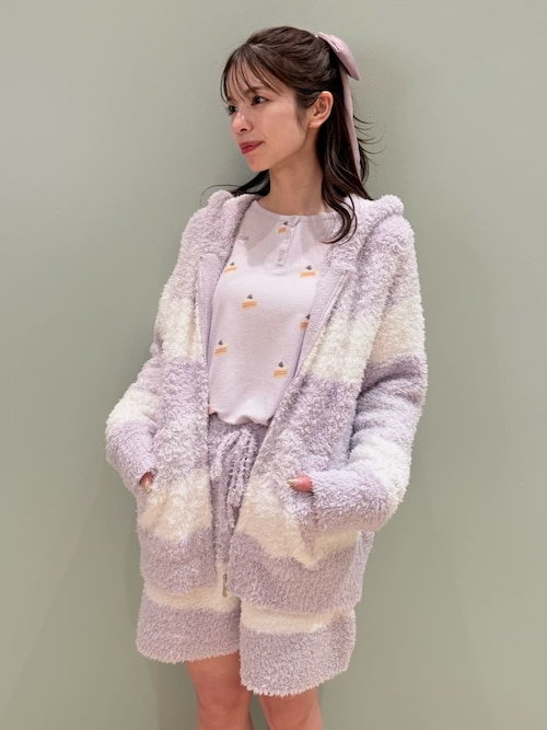 ヒステリックグラマー 総柄　ガール　ワッフル　ロンt ヒステリックグラマー 総柄 ガール ワッフル ロンt ヒステリック