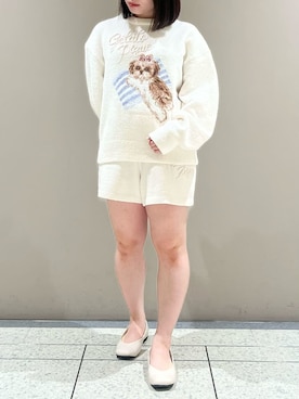 「アイテム（ルームウェア/パジャマ）」を使った、gelato piqueさん（レディース・153cm）の秋コーディネート