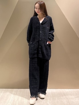 「アイテム（ルームウェア）」を使った、gelato piqueさん（レディース・150cm）の秋コーディネート