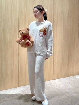 「アイテム（ルームウェア）」を使った、gelato piqueさん（レディース・158cm）の秋コーディネート