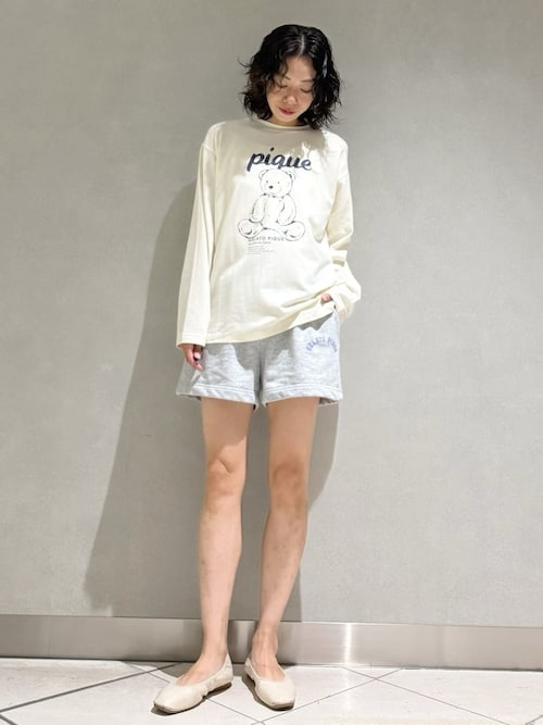 UNISEX】ワンポイントロンT（ルームウェア/パジャマ）｜gelato