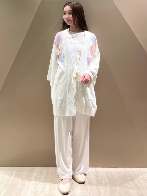 kansai yamamoto】【レディース】ワンポイントレーヨンロゴロング