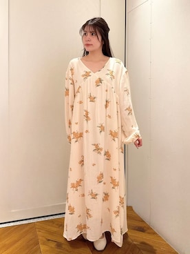 「アイテム（ルームウェア、オレンジ系）」を使った、gelato piqueさん（レディース・151cm）の夏コーディネート