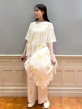 「アイテム（寝具）」を使った、gelato piqueさん（レディース・161cm）の秋コーディネート