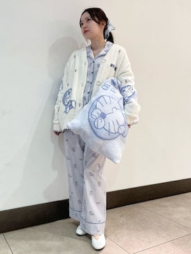 「アイテム（ルームウェア/パジャマ）」を使った、gelato piqueさん（レディース・158cm）の冬コーディネート
