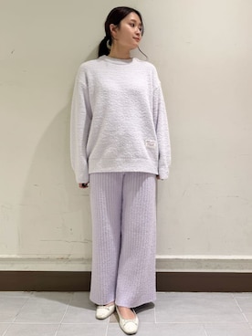 「リラックス」｜gelato piqueさん（レディース・160cm）の冬コーディネート