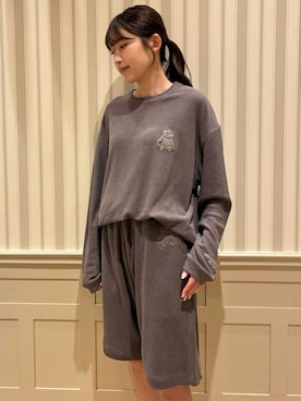 「アイテム（ルームウェア）」を使った、gelato piqueさん（レディース・160cm）の夏コーディネート