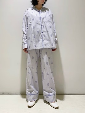 「アイテム（ルームウェア/パジャマ）」を使った、gelato piqueさん（レディース・155cm）の冬コーディネート