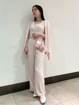 「アイテム（ポーチ）」を使った、gelato piqueさん（レディース・158cm）の夏コーディネート