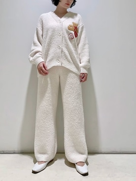 「アイテム（ルームウェア）」を使った、gelato piqueさん（レディース・155cm）の秋コーディネート