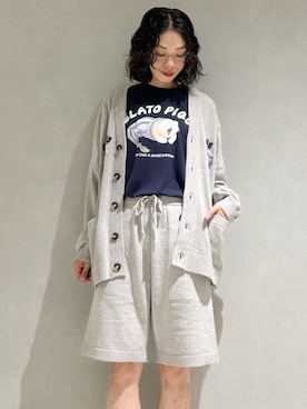 「アイテム（ルームウェア）」を使った、gelato piqueさん（レディース・168cm）の夏コーディネート