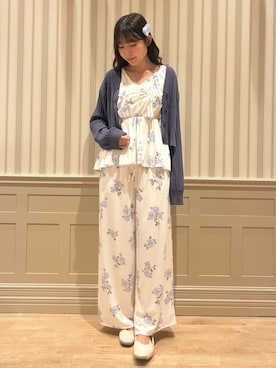 「アイテム（ヘアピン）」を使った、gelato piqueさん（レディース・160cm）の夏コーディネート