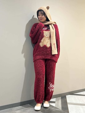 「アイテム（ルームウェア）」を使った、gelato piqueさん（レディース・165cm）の秋コーディネート